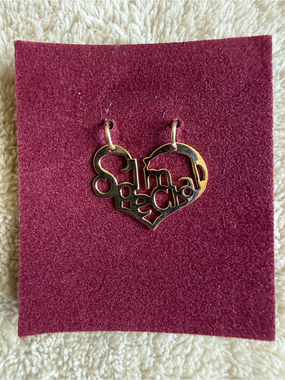 I’m Special Gold Tone Pendant Charm - No Chain